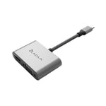 Adaptador USB-C a HDMI y VGA Adam Elements CASA Hub VH1 - Gris