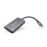Adaptador Hub USB-C a USB-A con Puerto HDMI Adam Elements CASA A01m - Gris