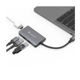Adaptador Hub USB-C a USB-A con Puerto HDMI Adam Elements CASA A01m - Gris