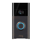 Marca: RING, HOGAR INTELIGENTE, Timbre Ring Video HD 720p | Wi-Fi Smart - Negro