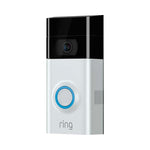 Marca: RING, HOGAR INTELIGENTE, Puerta para timbre Ring con Video Doorbell 2 1080p Batería recargable Motion Sensor - Plateado
