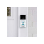 Marca: RING, HOGAR INTELIGENTE, Puerta para timbre Ring con Video Doorbell 2 1080p Batería recargable Motion Sensor - Plateado