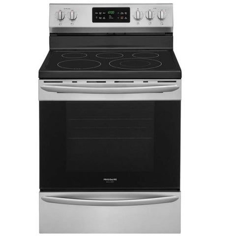 Marca: FRIGIDAIRE, ESTUFAS ELÉCTRICAS, Estufa Eléctrica Frigidaire De 30" | 5 Quemadores - Plateado