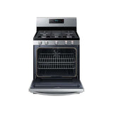 Estufa a Gas de Fan Convection Samsung 5 quemadores 5.8 cu.ft 17,000 Btu.