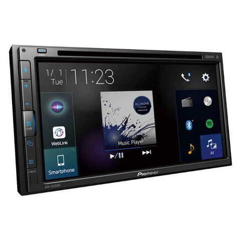 Marca: PIONEER, PANTALLAS PARA AUTO, Receptor DVD Multimedia PIONEER AVHZ9250BT AV doble DIN con pantalla táctil resistiva 7” negro