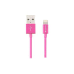 Kanex Premium DuraBraid Lightning ChargeSync Cable 4 ft 1 2 m Pink