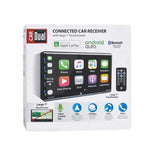 Double DIN Mechless 7 LCD CarPlay Android Auto MP3 iPod iPhone Control Rear USB Bluetooth 60Wx4