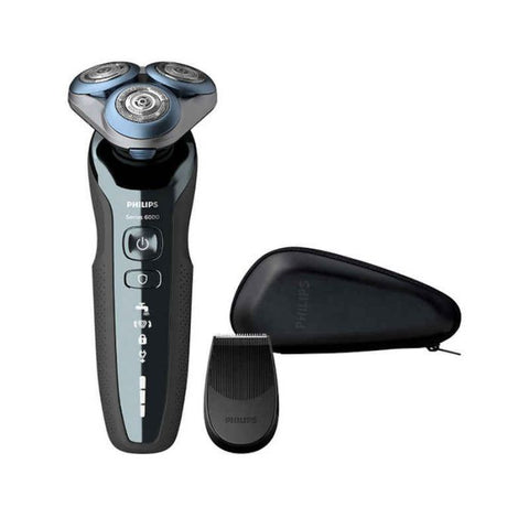 Marca: PHILIPS, AFEITADORAS, Afeitadora eléctrica PHILIPS S663011 para uso en seco y humedo negro