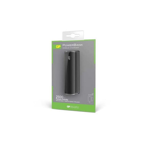 GP 3881| PORTABLE POWERBANK | 2500mAh | Negro