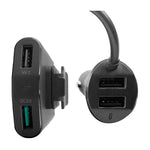 Cargador De Auto Westinghouse 4 Puertos Usb | 9.6A Total - Negro
