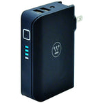 Cargador Portátil Westinghouse 2 Puertos Usb | 2.1A Total | 5000mAh - Negro