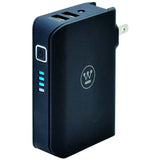 Cargador Portátil Westinghouse 2 Puertos Usb | 2.1A Total | 5000mAh - Negro