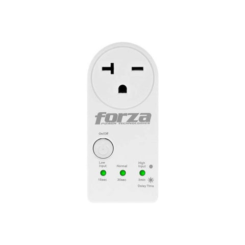 Protector De Voltaje Forza 220V De Enchufe Giratorio - Blanco