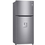 Marca: LG, REFRIGERADORA UNA Y DOS PUERTAS, Refrigerador Inverter Top Freezer LG 14 cu.ft. | Smart Diagnosis | Despachador De Agua - Gris