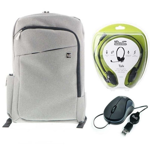 Marca: KLIP XTREME, MOCHILAS, Mochila KNB-520 Klip Xtreme + Mouse Óptico + Audífonos Alámbrico con Micrófono - Multicolor