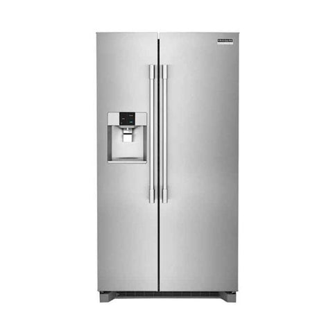 Marca: FRIGIDAIRE, REFRIGERADORA SIDE BY SIDE, REFrigerador Frigidaire 22 Cu. Ft. 36" Freestanding Counter Depth Side By Side - Gris