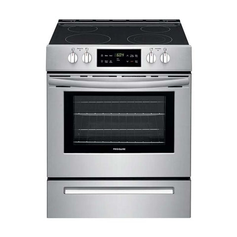 Marca: FRIGIDAIRE, ESTUFAS ELÉCTRICAS, Estufa Eléctrica Frigidaire 4 Quemadores 30Pulg Acero