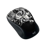 Marca: LOGITECH, MOUSE, Mouse inalámbrico LOGITECH 910005348 con receptor unificado Dark Fleur - negro