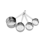 Marca: CUISINART, OTROS UTENSILIOS, Juego de 4 de tazas medidoras Cuisinart -acero inoxidable