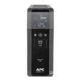 Marca: AMERICAN POWER CONVERSION, UPS, Batería Back-UPS PRO APC BR1350M2LM 1350 VA 10 tomas de salida, 2 puertos USB de carga, AVR, interfaz LCD, LAM - negro