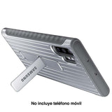 Estuche protector para Samsung Galaxy Note 10+ | Soporte de apoyo | Plateado