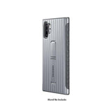 Estuche protector para Samsung Galaxy Note 10+ | Soporte de apoyo | Plateado