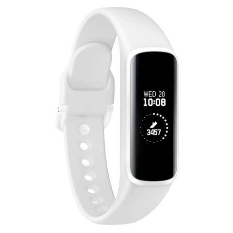 Samsung Galaxy Fit E | Pantalla de 0.74" | Notificacion inteligente | Bluetooth | Acelerómetro | Blanco