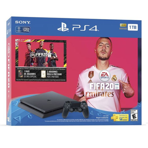 Marca: SONY, CONSOLAS, Bundle Sony PS4 1TB FIFA 20 + Dual Shock + cupón 14 días de PS Plus