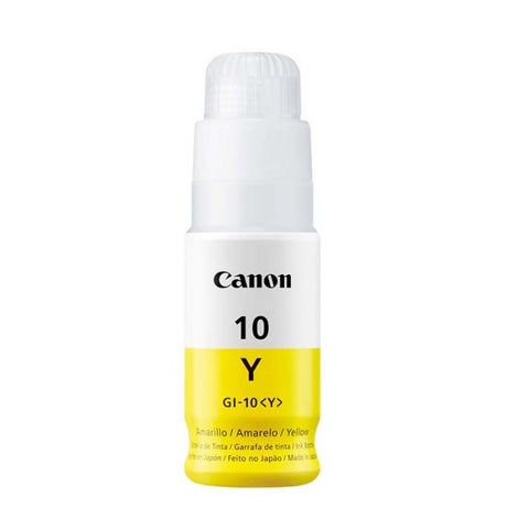 Marca: CANON, CONSUMIBLES PARA IMPRESIÓN, Botella De Tinta Canon Compatible Con G6010 Y G5010 - Amarillo