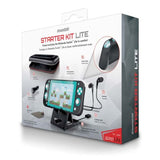 Dreamgear Starter KIT Para SWITCH LITE | Incluye Cargador de caro | Protector de Pantalla | Estuche Grip | Negro