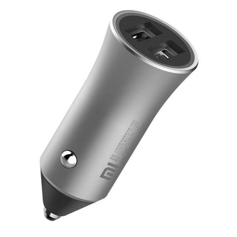 Cargador Para Autos Xiaomi Usb Dual Qc3.0 | 18 Watts - Gris