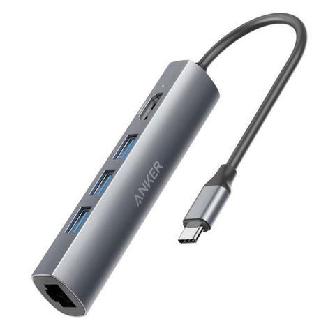 Marca: ANKER, CABLES Y ADAPTADORES PC, Adaptador Canon Usb-C 5En1 Con 4K Usb-C A Hdmi - Negro