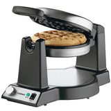 Marca: CUISINART, WAFLERAS, Waflera Giratoria Cuisinart Acero Inoxidable - Negro (Reacondicionado)