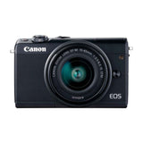 Marca: CANON, CÁMARAS DIGITALES COMPACTAS, Eos M100 Canon + Lente EF M 15-45 mm + Estuche Para SD Camkix + Tripode Ex Micro - Negro