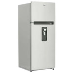 Refrigerador Top Mount 17 P3 Whirlpool | Xpert Energy Saver | Dispensandor de Agua Manual | Anti-huellas | 10 Años de Garantía en Compresor | Gris Acero