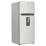 Refrigerador Top Mount 17 P3 Whirlpool | Xpert Energy Saver | Dispensandor de Agua Manual | Anti-huellas | 10 Años de Garantía en Compresor | Gris Acero