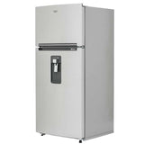 Refrigerador Top Mount 17 P3 Whirlpool | Xpert Energy Saver | Dispensandor de Agua Manual | Anti-huellas | 10 Años de Garantía en Compresor | Gris Acero
