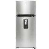 Refrigerador Top Mount 17 P3 Whirlpool | Xpert Energy Saver | Dispensandor de Agua Manual | Anti-huellas | 10 Años de Garantía en Compresor | Gris Acero