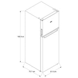 Marca: WHIRLPOOL, REFRIGERADORA UNA Y DOS PUERTAS, Refrigerador Whirlpool Top Mount 395 L | Xpert Energy Saver - Gris