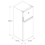 Marca: WHIRLPOOL, REFRIGERADORA UNA Y DOS PUERTAS, Refrigerador Whirlpool MDR-E9LP - Gris