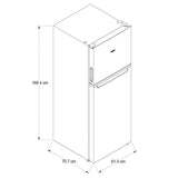 Marca: WHIRLPOOL, REFRIGERADORA UNA Y DOS PUERTAS, Refrigerador Whirlpool MDR-E9LP - Gris