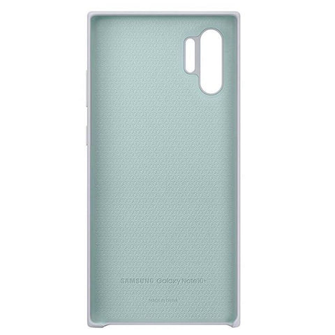 Cover De Silicona Samsung Para Galaxy Note 10 Plus - Gris