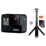Marca: GOPRO, CÁMARAS DEPORTIVAS, Bundle Cámara Gopro Hero 7 Black + Batería + Trípode + Memoría MicroSD De 32GB - Negro