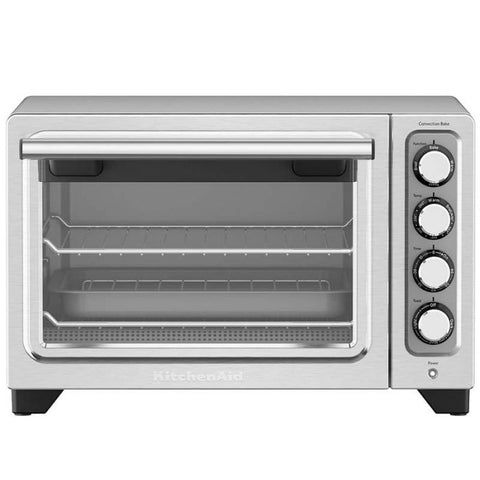 Marca: KITCHEN AID, TOSTA-HORNO, Horno De Convección Kitchen Aid 12" Serie KCO253 - Plateado