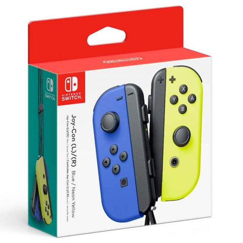 Marca: NINTENDO, ACCESORIOS DE CONSOLAS Y VIDEOJUEGOS, Nintendo Joy-Con (L/R) - Azul / Amarillo Neon