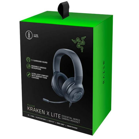 Marca: RAZER, AUDIFONOS INALÁMBRICOS, Audífonos Inalámbricos Razer Kraken X Lite - Negro
