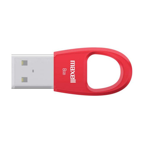 Marca: MAXELL, MEMORIAS USB, Memoria USB Maxell Key 8 GB - Rojo