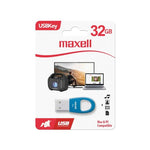Marca: MAXELL, MEMORIAS USB, Memoria USB Maxell Key 8 GB - Azul