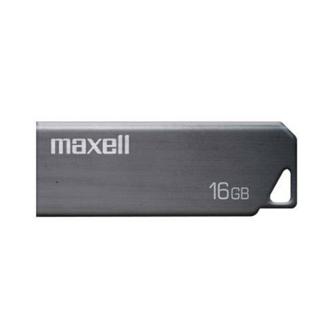 Marca: MAXELL, MEMORIAS USB, Memoria USB Maxell MetalDrive 16 GB - Plateado
