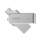 Marca: MAXELL, MEMORIAS USB, Memoria USB Maxell 16 GB Tipo-C - Plateado